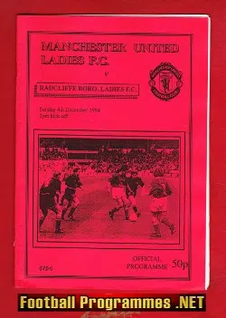 Manchester United Ladies v Radcliffe Boro 1994 - Women Football