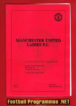 Manchester United Ladies v Radcliffe Boro 1995 - Womens Football