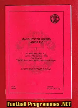 Manchester United Ladies v Sunderland 1998 - Women's Football