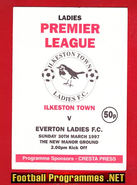 Ilkeston Town Ladies v Everton 1997 - Womens Football