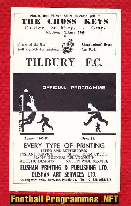 Tilbury v Enfield 1968 - FA Amateur Cup