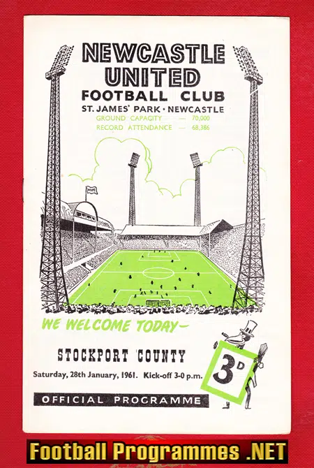 Newcastle United v Stockport County 1961