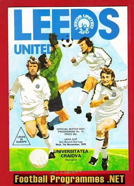 Leeds United v CS Universitatea Craiova 1979 - UEFA Romania Team