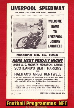Liverpool City Speedway Scratch Race 1969