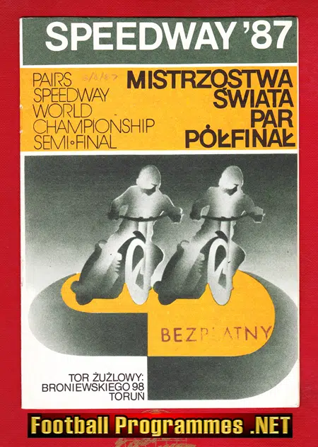 World Pairs Speedway Championship Semi Final 1987 – Poland