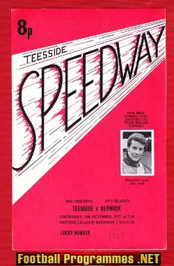 Teesside Speedway v Berwick 1972