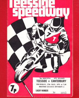 Teesside Speedway v Rochdale 1971 – British League