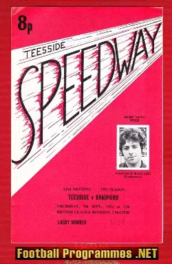 Teesside Speedway v Bradford 1972
