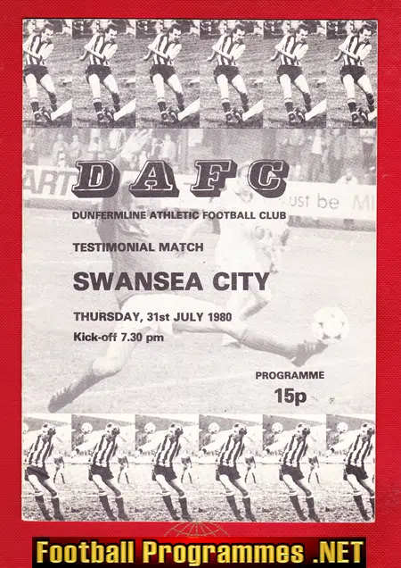 Dunfermline Athletic v Swansea City 1980 – Ian Hall Benefit