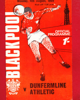 Blackpool v Dunfermline Athletic 1969 – Friendly Match