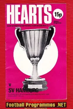 Heart Of Midlothian v Hamburg 1976 - ECWC