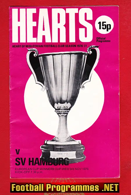 Heart Of Midlothian v Hamburg 1976 - ECWC