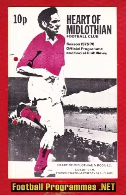 Heart Of Midlothian v Roda JC 1975 - Friendly Match Dutch Team