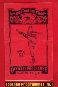 Arsenal v Stoke City 1938 – 1930’s