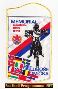 Poland Speedway Pennant Flag 1980s - Lubose Tomicka