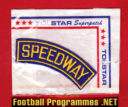 Speedway Cloth Patch Badge - Tolstar - In The Pack