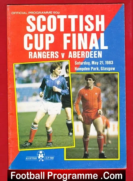 Aberdeen v Glasgow Rangers 1983 – Scottish Cup Final