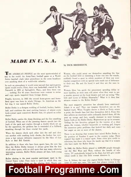 America Roller Derby - Jolters v Jets early 1950s