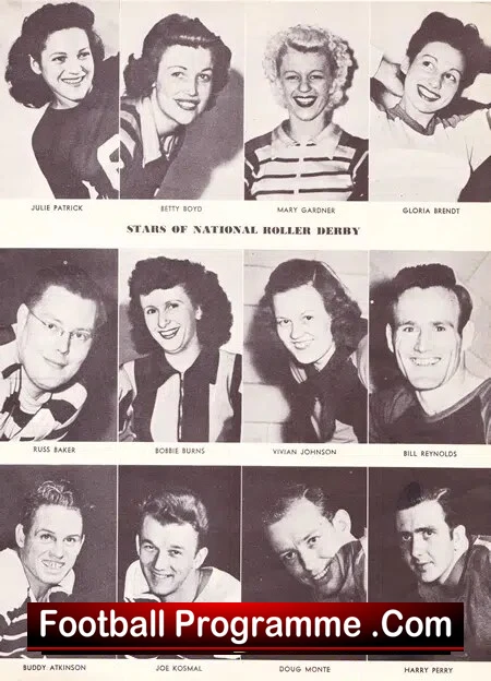 America Roller Derby - Jolters v Jets early 1950s