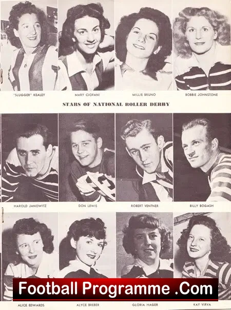 America Roller Derby - Jolters v Jets early 1950s