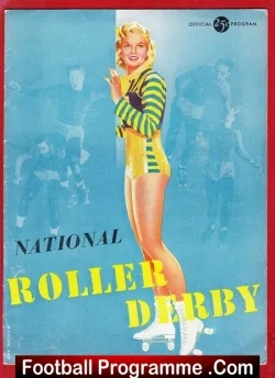 America Roller Derby - Jolters v Jets early 1950s - football programme