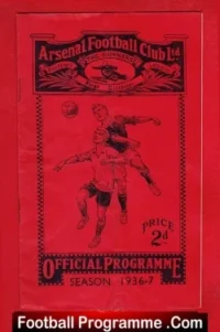 Arsenal v Birmingham City 1937 – 1930’s