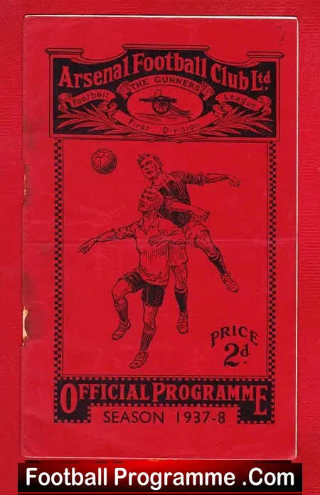 Arsenal v Bolton Wanderers 1938 – 1930’s