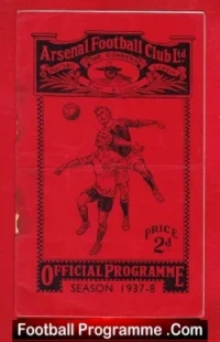 Arsenal v Bolton Wanderers 1938 – 1930’s