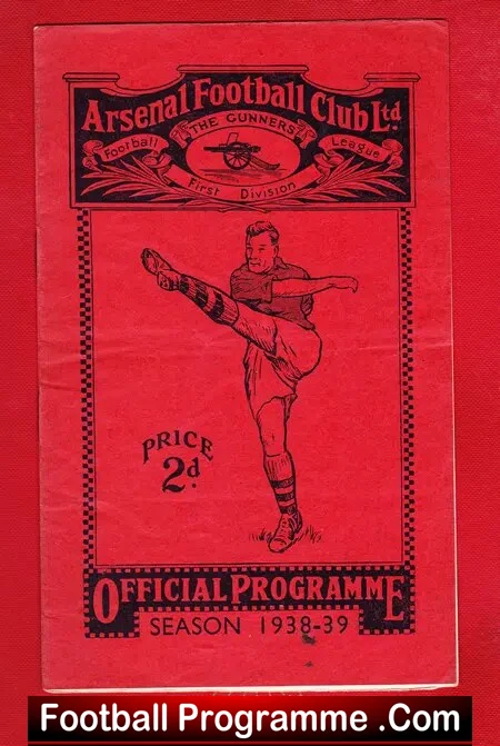 Arsenal v Stoke City 1938 – 1930’s
