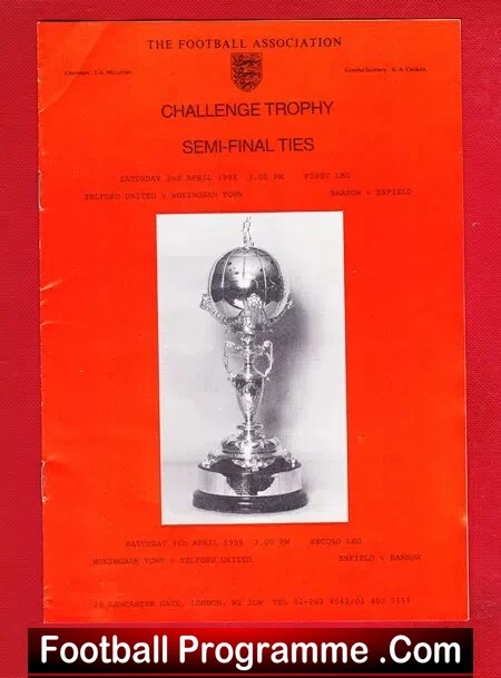 Barrow v Enfield 1988 – Semi Final + Telford + Wokingham