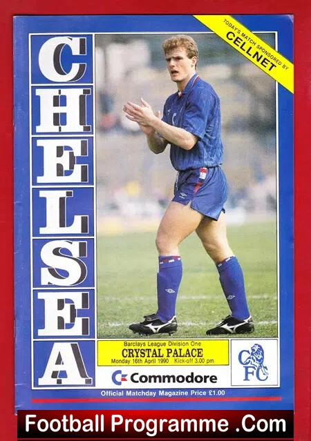 Chelsea v Crystal Palace 1990