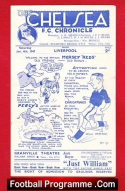 Chelsea v Liverpool 1947