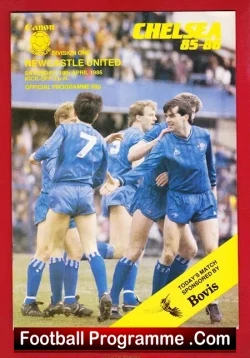 Chelsea v Newcastle United 1986