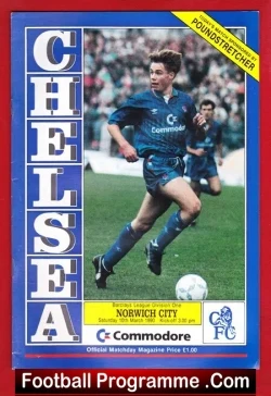 Chelsea v Norwich City 1990