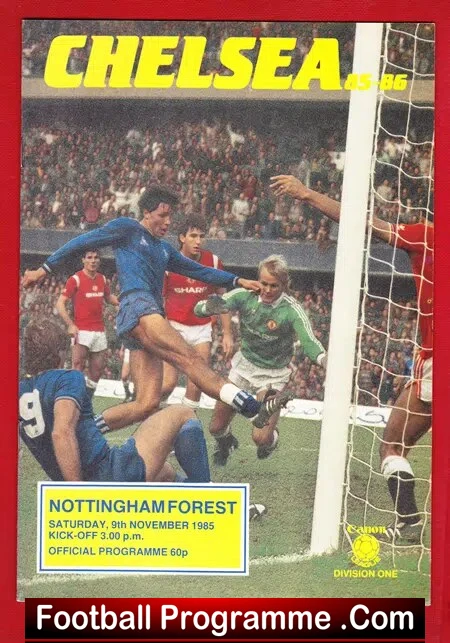 Chelsea v Nottingham Forest 1985