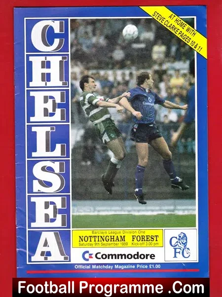 Chelsea v Nottingham Forest 1989
