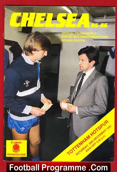 Chelsea v Tottenham 1985