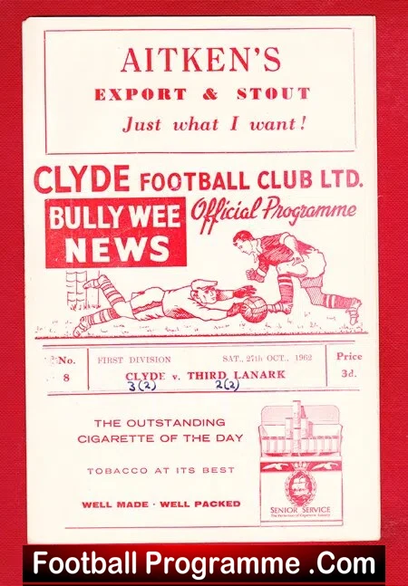 Clyde v Third Lanark 1962