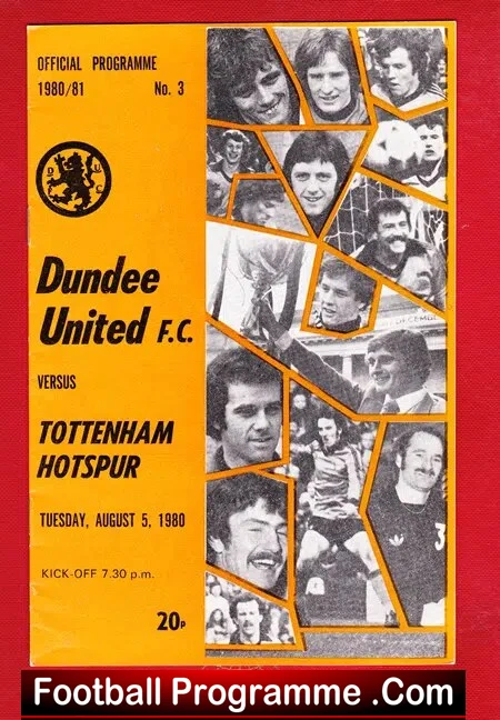 Dundee United v Tottenham 1980 – Friendly Match