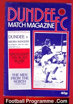 Dundee v Brora Rangers 1983 – Scottish Cup