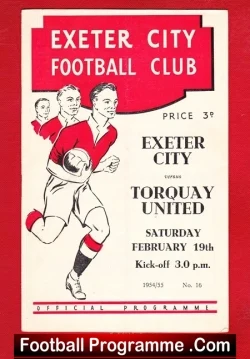 Exeter City v Torquay United 1955