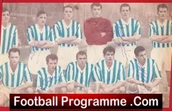 Huddersfield Town Football Multi Signed Team Squad Picture 1950s - football memorabilia