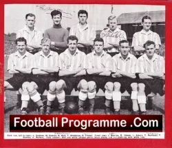 Lincoln City Football Club Team Squad Multi Signed 1950s - football programme