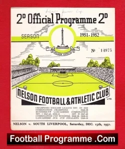Nelson v South Liverpool 1951 – Lancashire Junior Cup