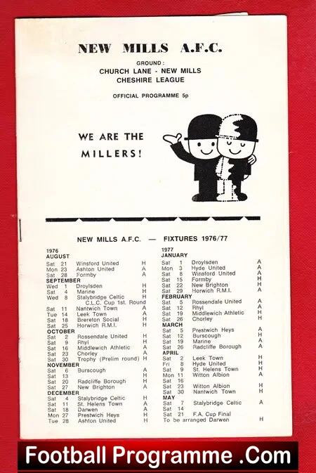 New Mills v St Helens Town 1977