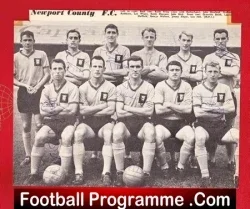 Newport County Football Club Multi Signed Team Picture 1960s