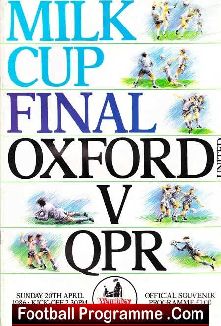 Oxford United v QPR 1986 - League Cup Final
