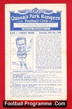 Queens Park Rangers v Torquay United 1948