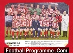 Southampton Football Club Multi Signed Team Picture 1968 - football memorabilia