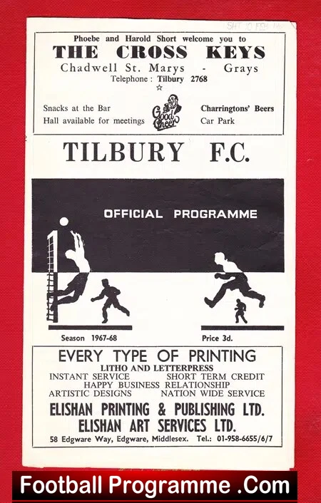 Tilbury v Enfield 1968 – FA Amateur Cup